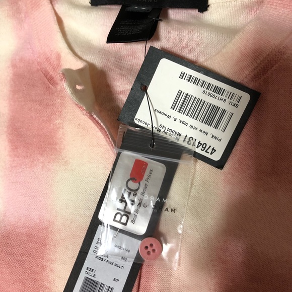 Marc Jacobs Pink Plaid Cardigan S Maddie Ziegler - Picture 3 of 3